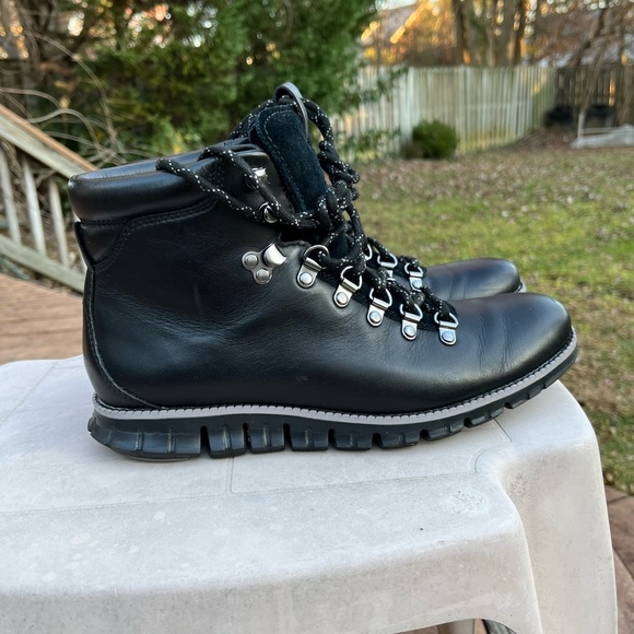 Cole Haan Zerogrand C26254 Men Black EXCELLENT Water Resistant Boot Sz 8 M - Picture 1 of 6